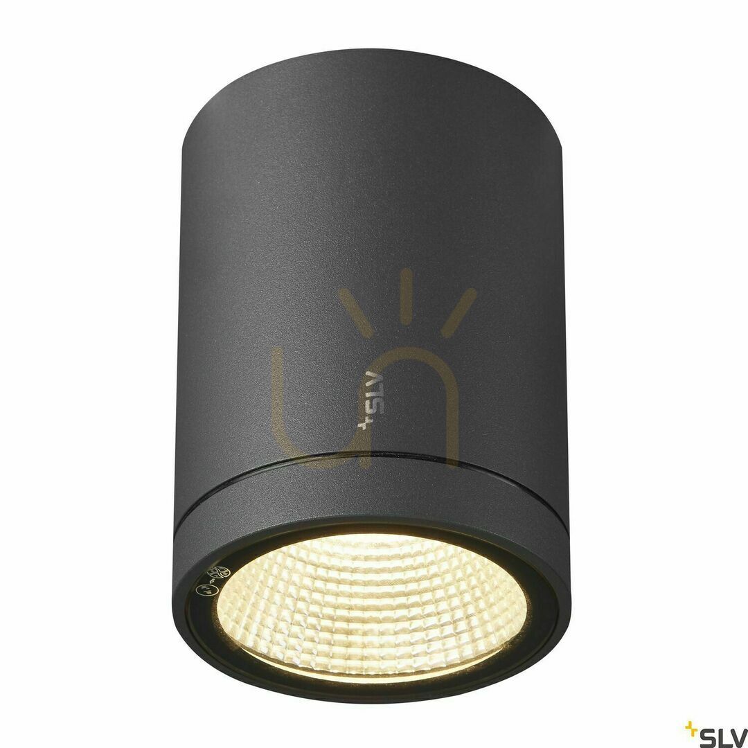 Pohled Venkovní stropní svítidlo SLV ENOLA ROUND S antracit 9W IP65 1003426 Venkovní stropní svítidlo SLV ENOLA ROUND S antracit 9W IP65 1003426