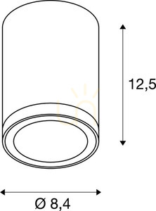 Venkovní stropní svítidlo SLV ENOLA ROUND S antracit 9W IP65 1003426 6 Venkovní stropní svítidlo SLV ENOLA ROUND S antracit 9W IP65 1003426 small 6