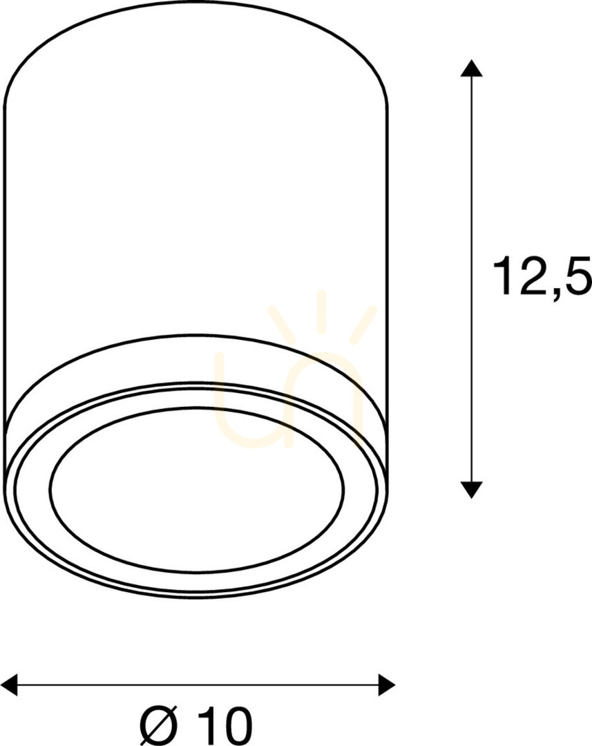 Pohled Venkovní stropní svítidlo SLV ENOLA ROUND M antracit 11W IP65 1003427 Venkovní stropní svítidlo SLV ENOLA ROUND M antracit 11W IP65 1003427