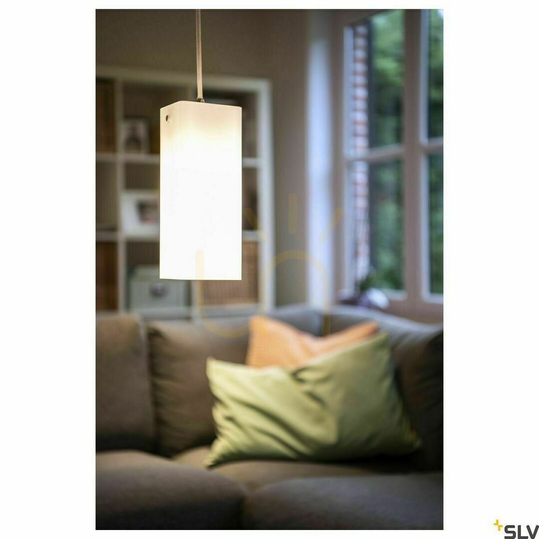 Zobrazit Závěsné svítidlo SLV QUADRASS chrom/sklo E27 40W 25 cm 1003432 Závěsné svítidlo SLV QUADRASS chrom/sklo E27 40W 25 cm 1003432