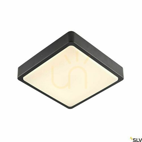 Kontrola Venkovní nástěnné svítidlo SLV AINOS Square antracit 17W IP65 1003450