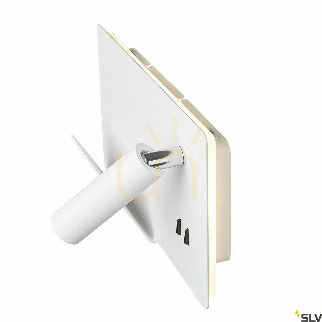 Náhled Nástěnné svítidlo SLV SOMNILA bílé 15W 770 lm 3000K USB 1003457 Nástěnné svítidlo SLV SOMNILA bílé 15W 770 lm 3000K USB 1003457