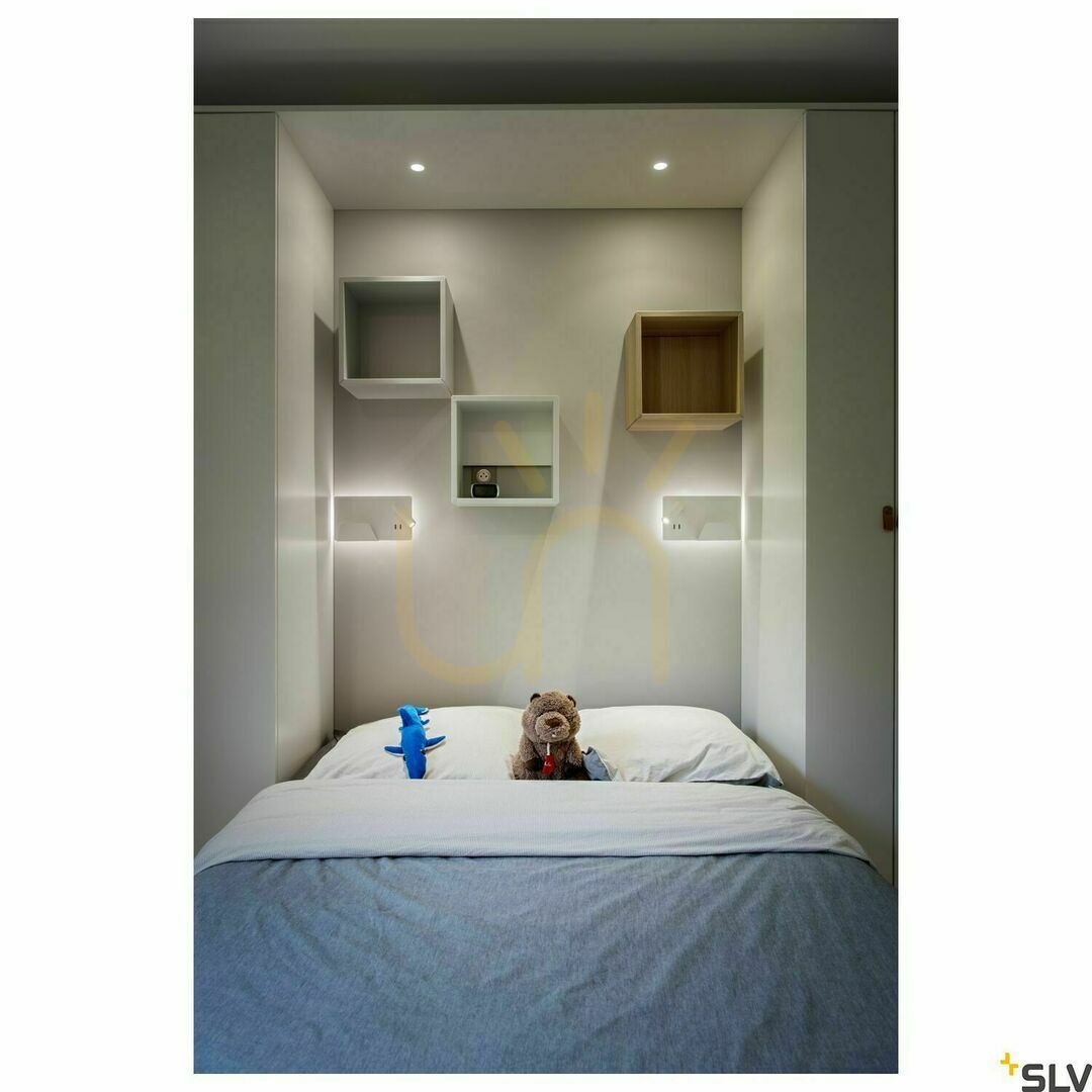 Zobrazit Nástěnné svítidlo SLV SOMNILA bílé 15W 770 lm 3000K USB 1003457 Nástěnné svítidlo SLV SOMNILA bílé 15W 770 lm 3000K USB 1003457
