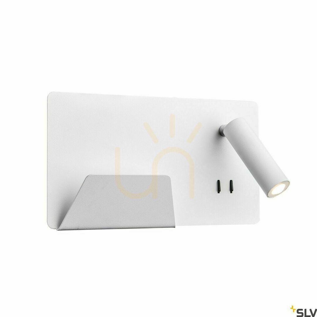 Kontrola Nástěnné svítidlo SLV SOMNILA bílé 15W 770 lm 3000K USB 1003457 Nástěnné svítidlo SLV SOMNILA bílé 15W 770 lm 3000K USB 1003457