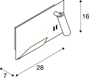 Nástěnné svítidlo SLV SOMNILA bílé 15W 3000K 770 lm USB 1003458 small 5