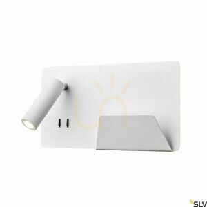 Nástěnné svítidlo SLV SOMNILA bílé 15W 3000K 770 lm USB 1003458 small 0