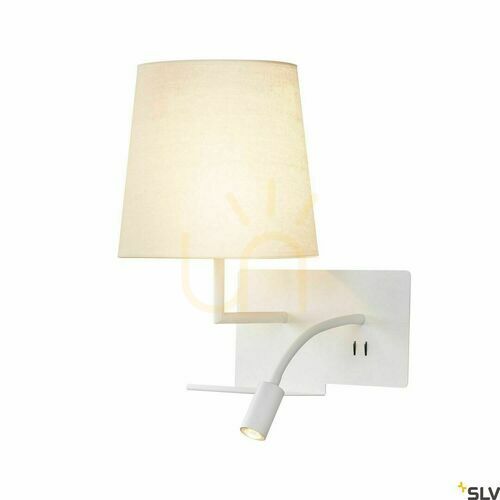 Kontrola Nástěnné svítidlo SLV SOMNILA FLEX bílé 3000K LED 1003459