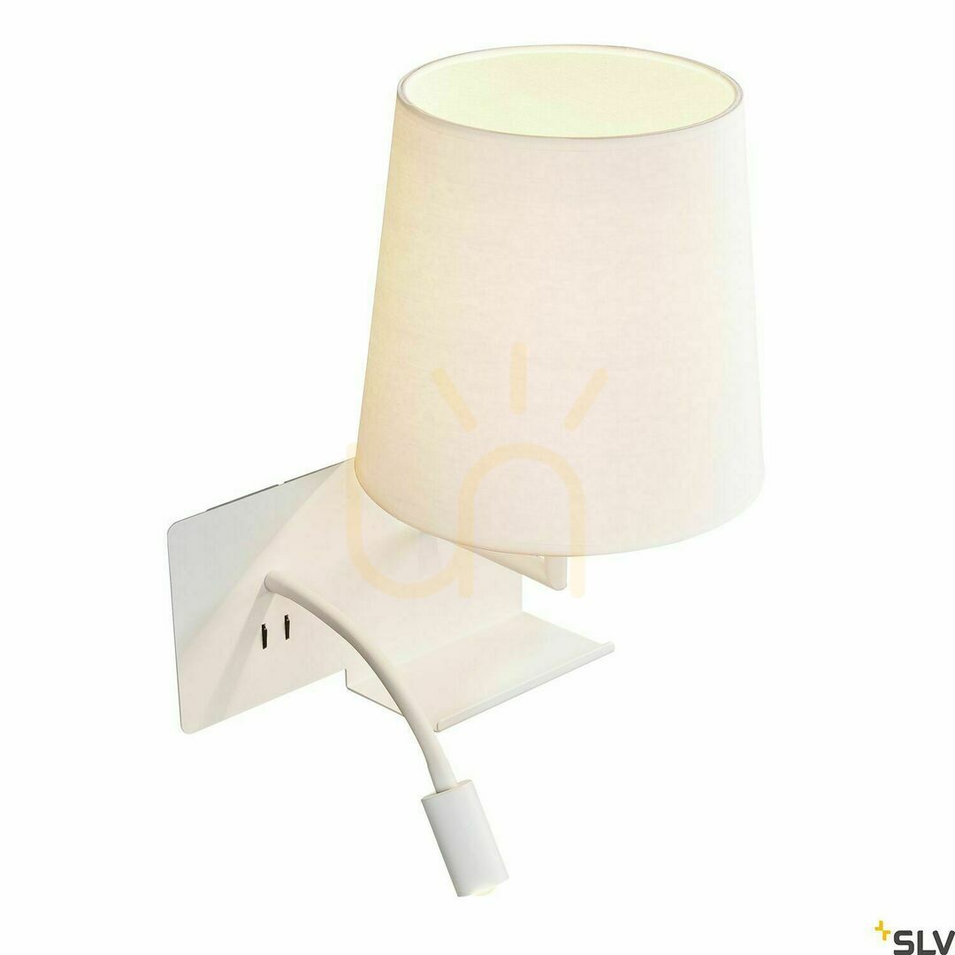 Náhled Nástěnné svítidlo SLV SOMNILA FLEX bílé 3000K 1003460 Nástěnné svítidlo SLV SOMNILA FLEX bílé 3000K 1003460