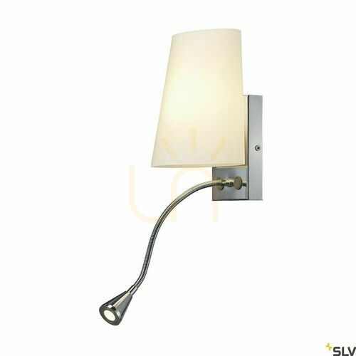 Kontrola Nástěnné svítidlo SLV COUPA FLEX chrom/sklo LED 3,4 W 3000K 149452