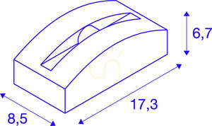 Venkovní nástěnné svítidlo SLV OUT-BEAM FRAME CW bílé 3,5 W 3000 K IP55 1003519 small 5