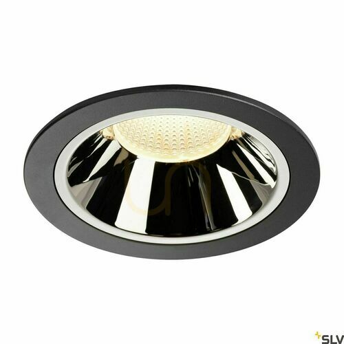 Kontrola Zápustné svítidlo SLV NUMINOS DL XL černé/chrom 37,4 W 3000 K 1004017