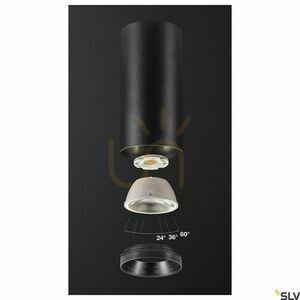 Stropní svítidlo SLV NUMINOS CL PHASE L černé 28W 3000K 2340lm 1004323 small 2