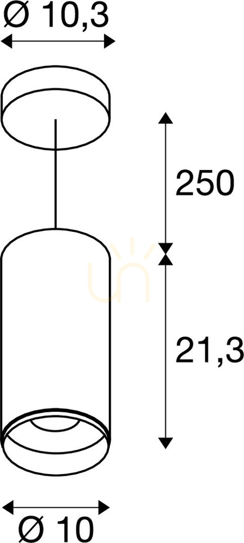 Zobrazit Závěsné svítidlo SLV NUMINOS PD PHASE L černé LED 20 W 2700 K 1004338 Závěsné svítidlo SLV NUMINOS PD PHASE L černé LED 20 W 2700 K 1004338