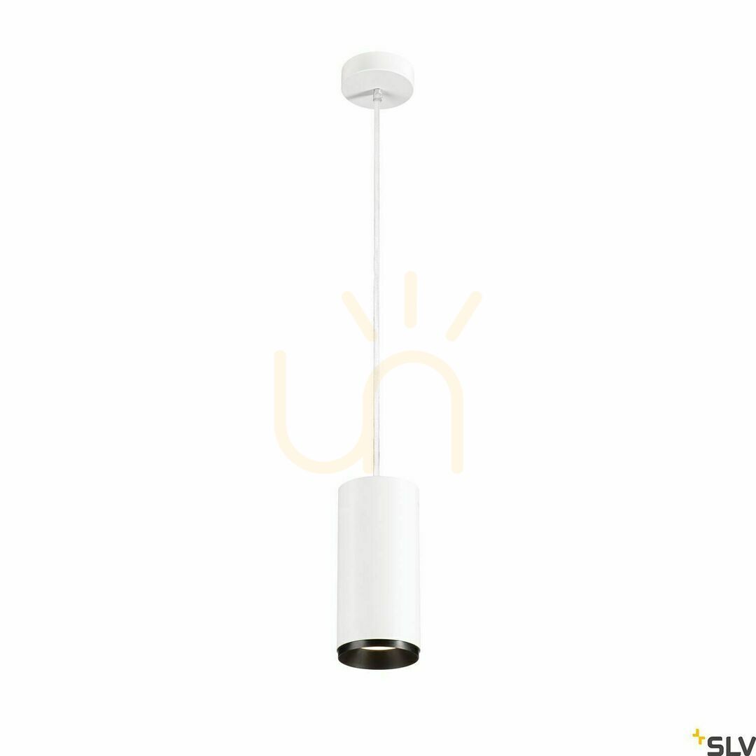 Kontrola Závěsné svítidlo SLV NUMINOS PD PHASE L bílo-černé 28W 4000K 2620lm 1004359 Závěsné svítidlo SLV NUMINOS PD PHASE L bílo-černé 28W 4000K 2620lm 1004359
