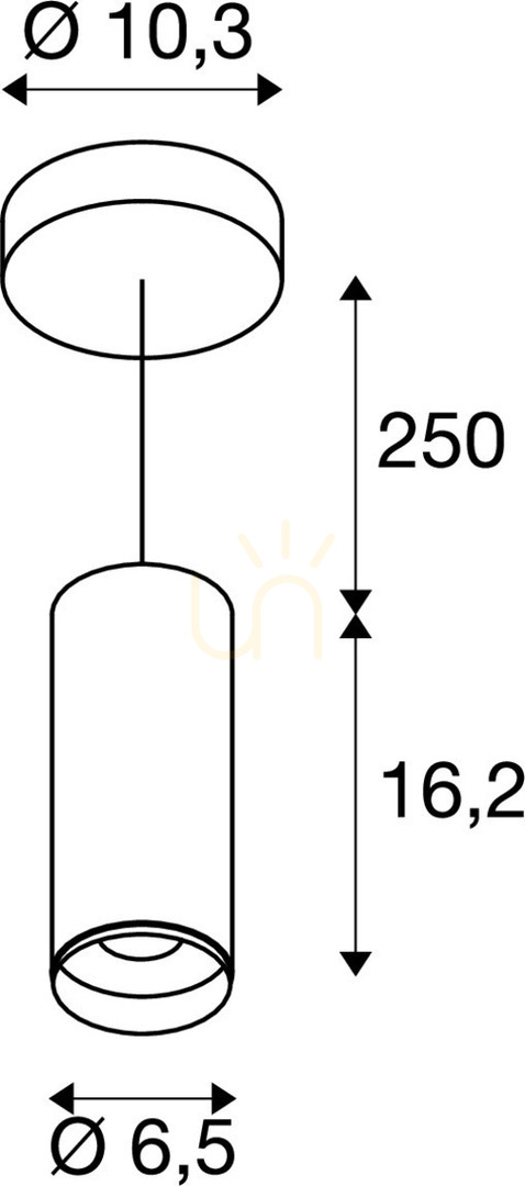 Zobrazit Závěsné svítidlo SLV NUMINOS PD DALI S černé 3000K 10,42 W 1004442 Závěsné svítidlo SLV NUMINOS PD DALI S černé 3000K 10,42 W 1004442