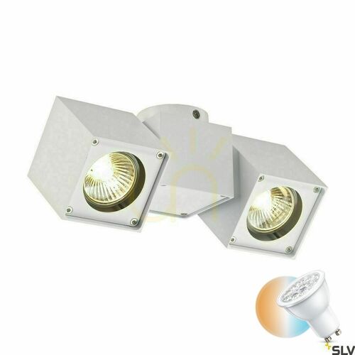Kontrola Zapuštěné svítidlo SLV ALTRA DICE bílé GU10 2x50W 151531