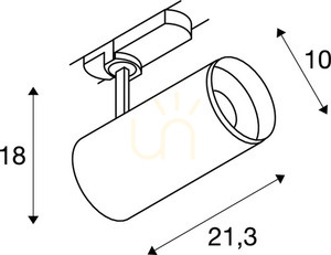 Lištové svítidlo SLV NUMINOS DALI L 28W 4000K bílo-černé 3f 1004575 3 Lištové svítidlo SLV NUMINOS DALI L 28W 4000K bílo-černé 3f 1004575 small 3