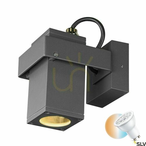 Kontrola Venkovní nástěnné svítidlo SLV THEO BRACKET antracit IP65 1004653