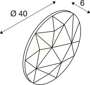 Stínidlo SLV MANA z šedé plsti, Ø40 cm, 1004661 small 6
