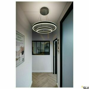 Závěsné svítidlo SLV ONE Double PD DALI UP/DOWN černé 80 cm 55 W 1004767 small 4