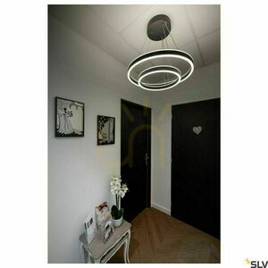 Závěsné svítidlo SLV ONE Double PD DALI UP/DOWN černé 80 cm 55 W 1004767 small 5