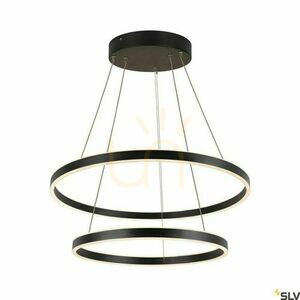 Závěsné svítidlo SLV ONE Double PD DALI UP/DOWN černé 80 cm 55 W 1004767 small 0