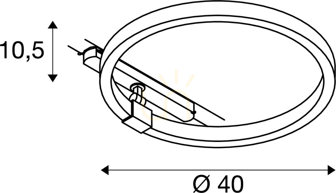 Pohled Lištové svítidlo SLV ONE 40 TRACK DALI černé 4000K 15,2W 1004771 Lištové svítidlo SLV ONE 40 TRACK DALI černé 4000K 15,2W 1004771