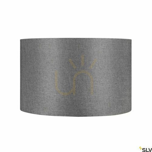 Kontrola Textilní stínidlo SLV FENDA šedé Ø 45,5 cm, 1004775