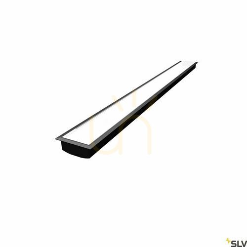 Kontrola LED profil SLV GRAZIA 60 černý hliník 150 cm 1004905