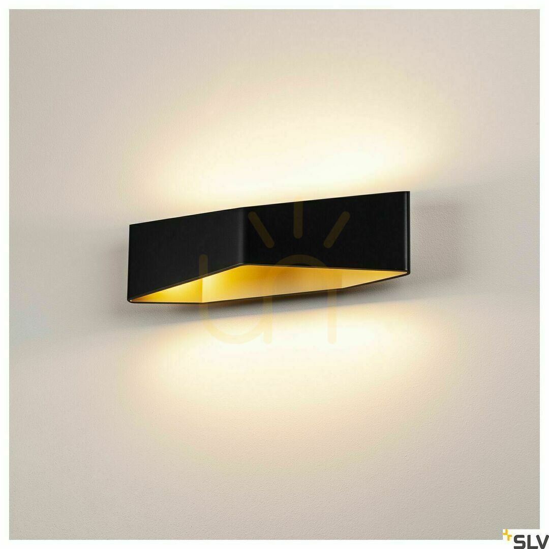 Zobrazit Nástěnné svítidlo SLV CARISO WL-4 černo-zlaté 21W LED 151740 Nástěnné svítidlo SLV CARISO WL-4 černo-zlaté 21W LED 151740