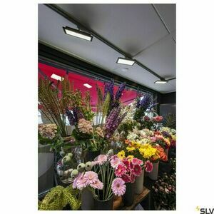 Lištové svítidlo SLV PANEL TRACK 1fázové 30x15 cm černé LED 18W 3000K 1004933 small 3