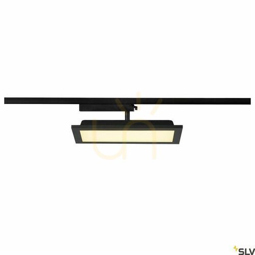 Kontrola Lištové svítidlo SLV PANEL TRACK 18W 3000K černé 150x300 mm 1004933