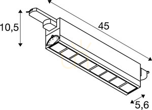 Lištové svítidlo SLV SIGHT MOVE 3fázové DALI 29W 3000K černé 1004690 small 6