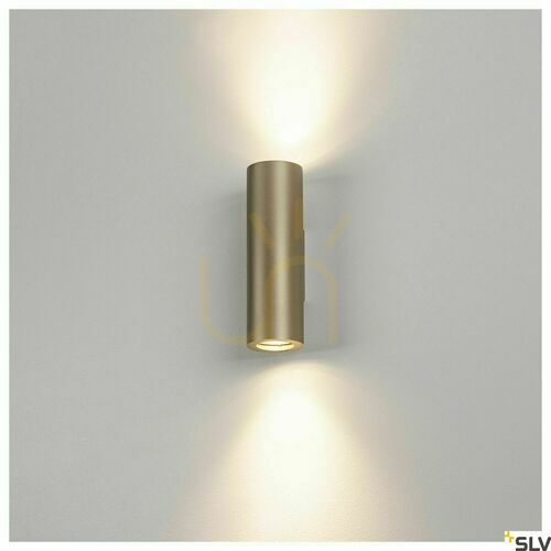Kontrola Nástěnné svítidlo SLV ENOLA_B 151803 zlaté, 2×GU10, nahoru/dolů