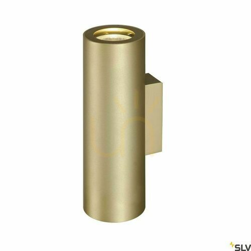 Kontrola Nástěnné svítidlo SLV ENOLA_B 151803 zlaté GU10 50W up/down