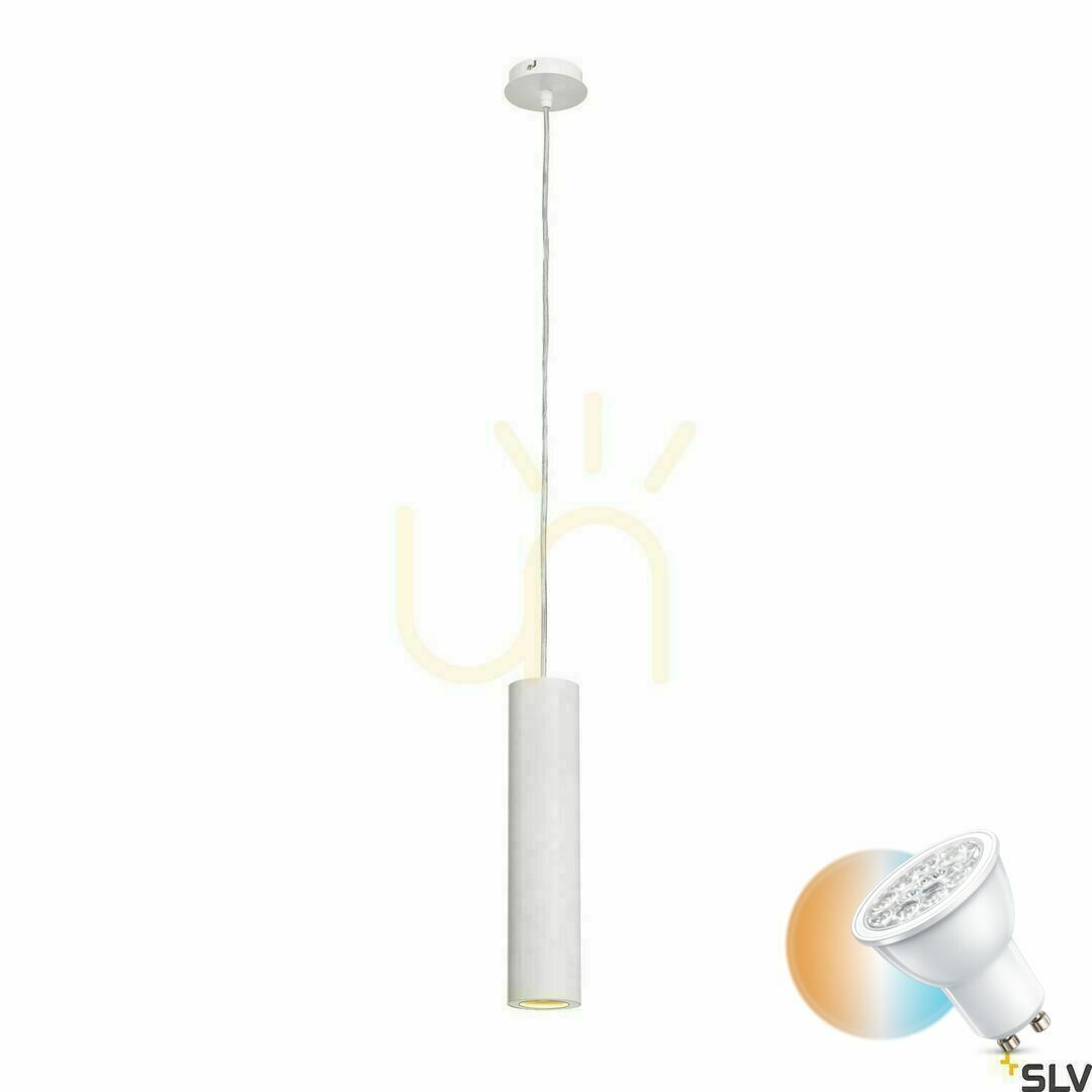 Kontrola Závěsné svítidlo SLV ENOLA_B PD-1 bílé GU10 50W 151851 Závěsné svítidlo SLV ENOLA_B PD-1 bílé GU10 50W 151851