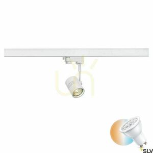 Dráhové světlo SLV BIMA 1 bílé GU10 3fázové 230V 50W 152241 small 0