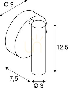 Nástěnné světlo SLV KARPO bílé LED 6W 3000K 400 lm 152341 2 Nástěnné světlo SLV KARPO bílé LED 6W 3000K 400 lm 152341 small 2