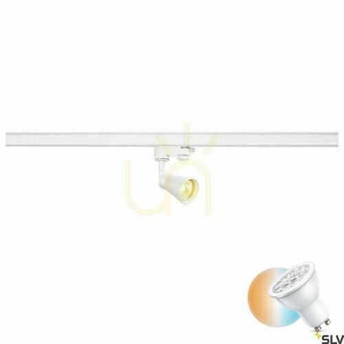 Kontrola Dráhové svítidlo SLV AVO bílé GU10 50W 3fázové 152641