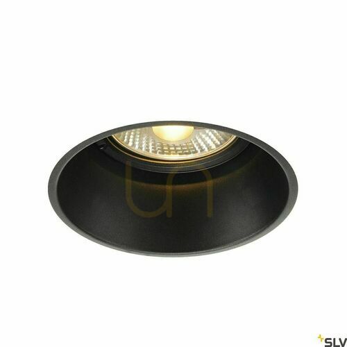 Kontrola Zápustné svítidlo SLV HORN-T černé 18,5 cm 230V 75W 113170