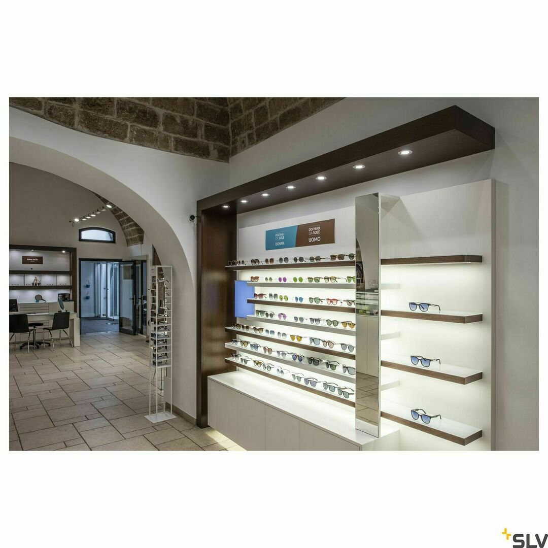 Zobrazit Zápustné svítidlo SLV NEW TRIA 68 LED bílé 5,3 W 3000 K 113956 Zápustné svítidlo SLV NEW TRIA 68 LED bílé 5,3 W 3000 K 113956