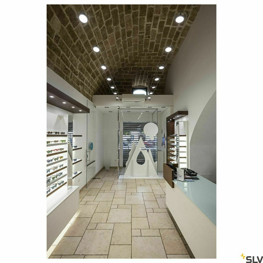 Zobrazit Zápustné svítidlo SLV NEW TRIA 68 LED bílé 5,3 W 3000 K 113956 Zápustné svítidlo SLV NEW TRIA 68 LED bílé 5,3 W 3000 K 113956