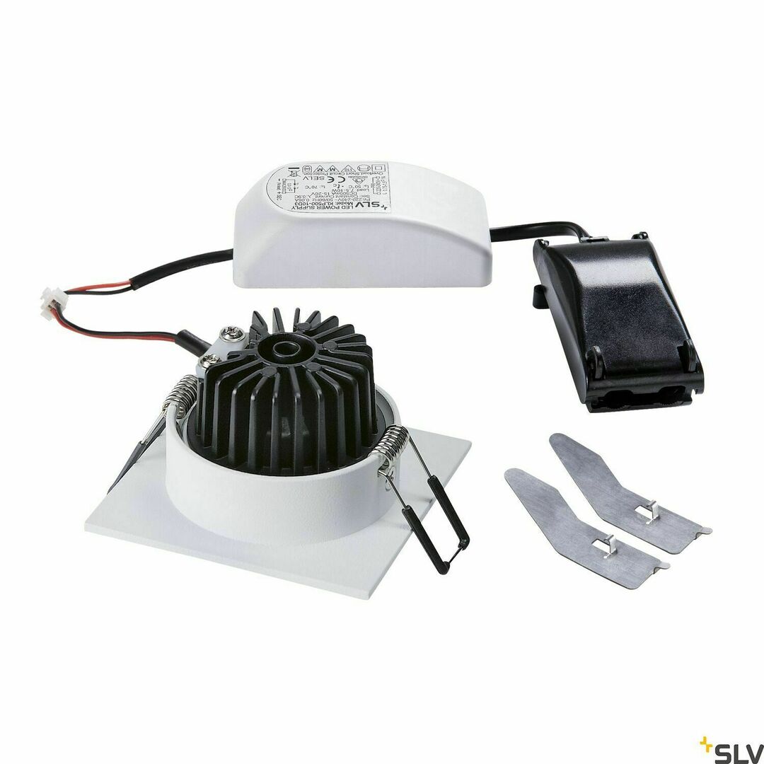 Pohled Zápustné svítidlo SLV New Tria 68 bílé 11 W 3000 K 890 lm 114391 Zápustné svítidlo SLV New Tria 68 bílé 11 W 3000 K 890 lm 114391