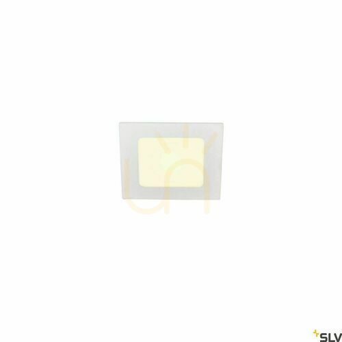 Kontrola Zápustné svítidlo SLV SENSER 12 bílé 6,5 W 3000 K 1003011