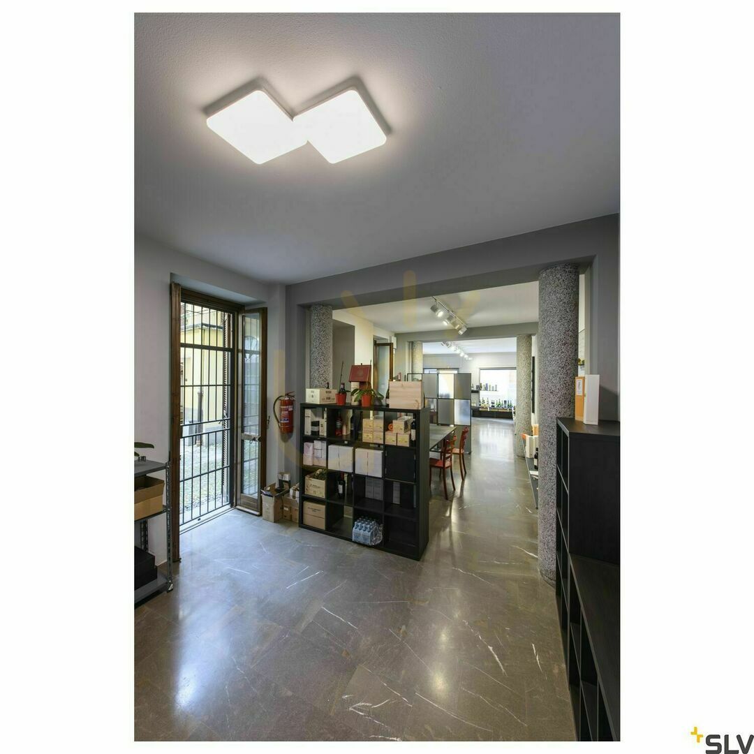 Zobrazit Přisazené svítidlo SLV SIMA bílé 24W 3000K IP44 30x30 cm 1005087 Přisazené svítidlo SLV SIMA bílé 24W 3000K IP44 30x30 cm 1005087