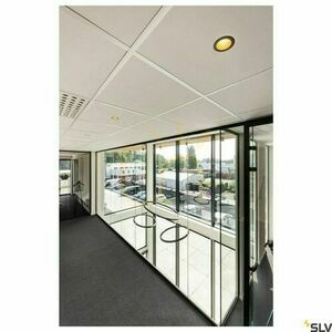 Zápustné svítidlo SLV HORN MAGNA LED černá/zlatá 9W 3000K 1002594 small 3