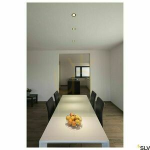 Zápustné svítidlo SLV HORN MAGNA LED černá/zlatá 9W 3000K 1002594 small 5
