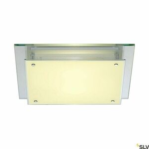 Přisazené stropní svítidlo SLV GLASSA čtvercové 39×39 cm satinované sklo 2×E27 155180 small 0