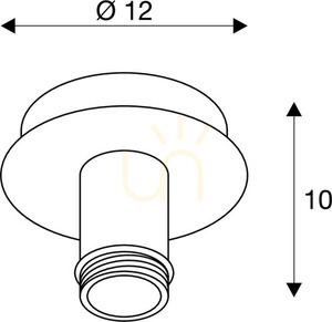 Stropní svítidlo SLV FENDA bílé E27 12 cm 155551 4 Stropní svítidlo SLV FENDA bílé E27 12 cm 155551 small 4