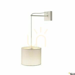 Stínidlo SLV FENDA textilní bílé 30 cm 155582 small 1